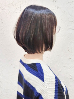 【Flor】*大人ショートボブ*ショコラブラウン*