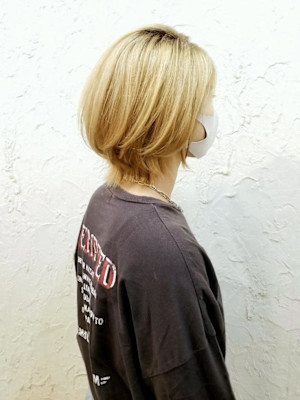 【Flor】*スリークショート+ブロンドカラー*