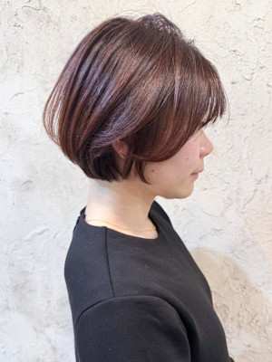 【Flor】*大人女子＋ショートボブ＋マロンベージュ*
