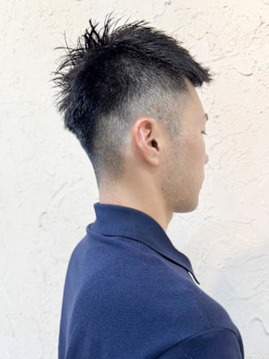 【Flor】*メンズショート+刈り上げ+フェード*