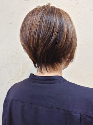 【Flor】＊大人ショート＋オリーブベージュ＊