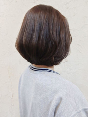 【Flor】*大人Aラインボブ＋ショコラブラウン*