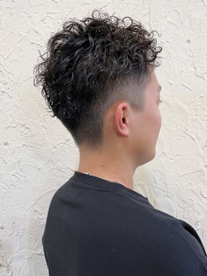 【Flor】*メンズショートパーマ＋刈り上げ*