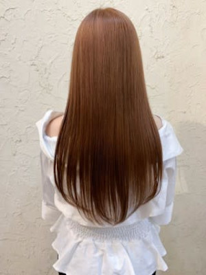 【Flor】*大人可愛いストレート+ハニーベージュ*