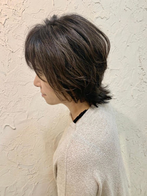 【Flor】*ウルフショート+プラチナアッシュ*