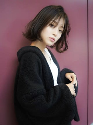 【Flor】*扇髪 和ボブ×Aライン×ウザバング*