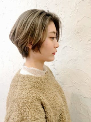 【Flor】*ハンサムショート+アッシュベージュ*