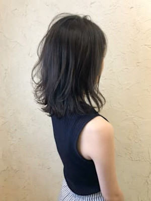 【Flor】*レイヤーウルフミディ+グレージュ*