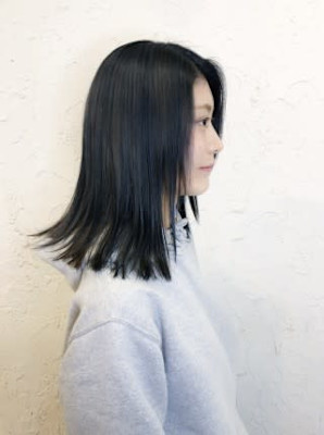 【Flor】*ハネっぱなし×ネイビーカラー*