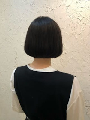 【Flor】*モード×オカッパボブ+インナーカラー＊