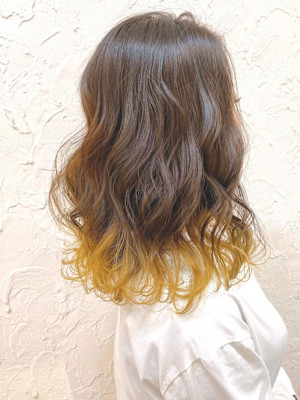 【Flor】*キビタキイエロー×グラデーション*