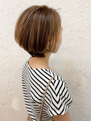 【Flor】*シフォンボブ+フォギーベージュ*