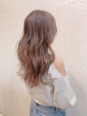 【Flor】*シアウェーブ+ピンクベージュ*