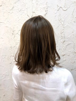 【Flor】*ノットヘアボブ+ラベンダーアッシュ*