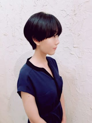 【Flor】*フレンチマッシュ+ネイビーカラー*