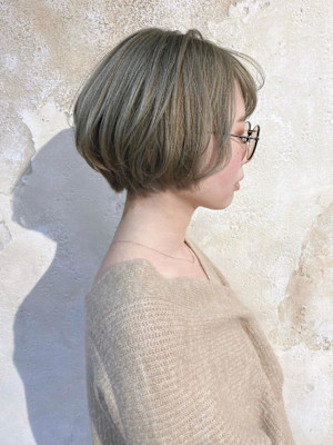 【Flor】*フレンチボブ+オリーブブロンド*