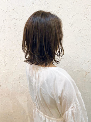 【Flor】*ミディボブレイヤー×マットラベンダー*