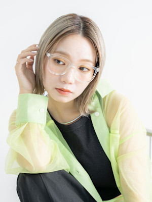 ケアブリーチ♪艶感ブロンドベージュ