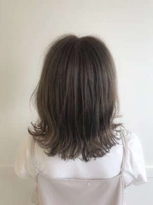 【Flor】*くびれセミディ+フォギーアッシュ*