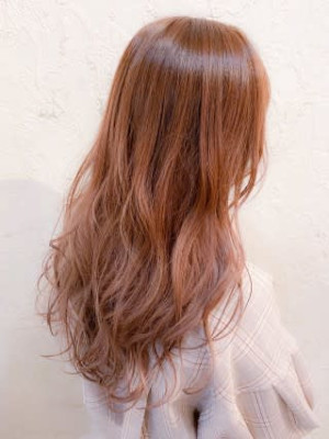 【Flor】*グラデーション+シアーピンク*