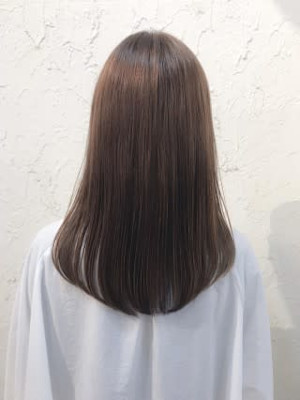 【Flor】*大人ストレート+プラチナブラウン*