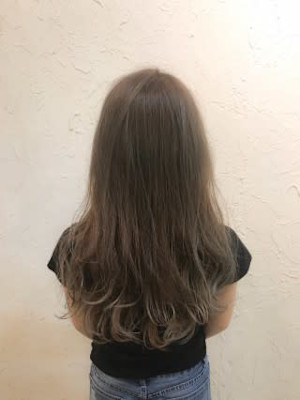 【Flor】*ノンブリーチ+ライムグレージュ*