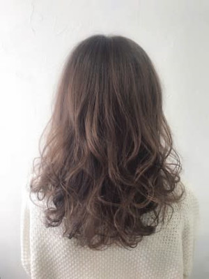 【Flor】*フォギーベージュ+ガーリーウェーブ*