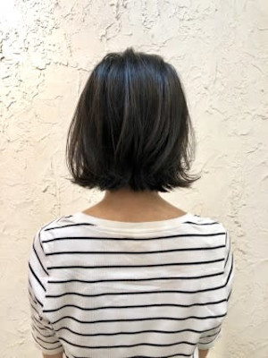 【Flor】*外はねボブ+アッシュブランジュ*