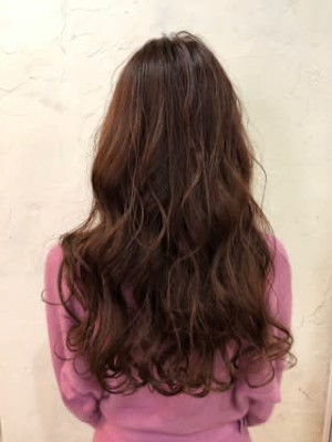 【Flor】*無造作カール+ピンクアッシュ*