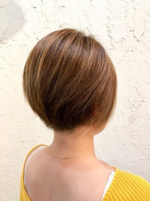 【Flor】*丸みショートボブ+フォギーベージュ*