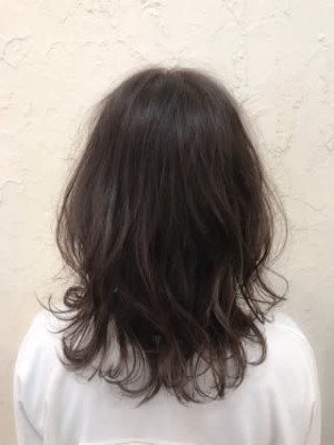 【Flor】*くびれセミディ+暗髪シアーグレージュ*