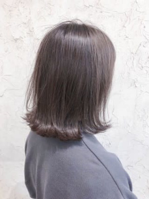 【Flor】*外ハネボブ+ラベンダーグレージュ*