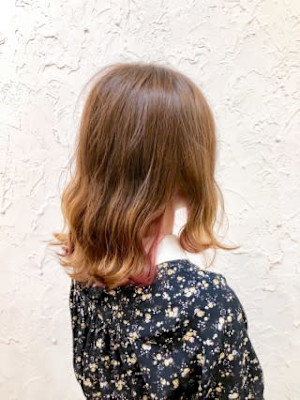 【Flor】*+ハニーベージュ+インナーピンク*