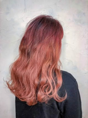 【Flor】*_ピンクベージュグラデーション*