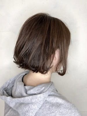 【Flor】*外ハネMIXボブ+ヌードグレージュ*