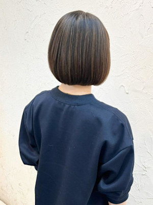 【Flor】*コンパクトボブ+アッシュグレージュ*