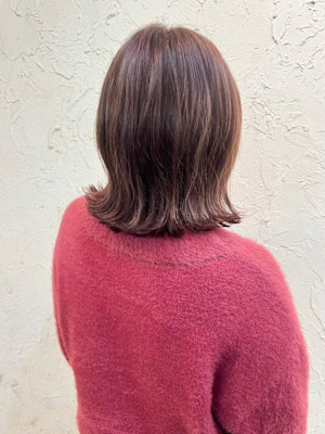 【Flor】*くびれボブシフォンブラウン*