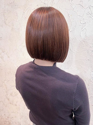 【Flor】*髪質改善ストレート+うるツヤボブ*