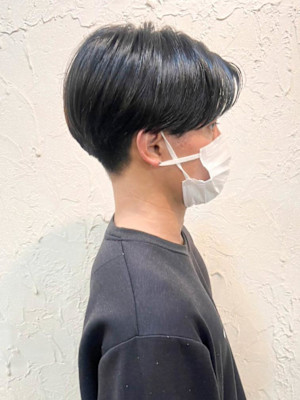 【Flor】*メンズ耳だしショート+クラウドマッシュ*