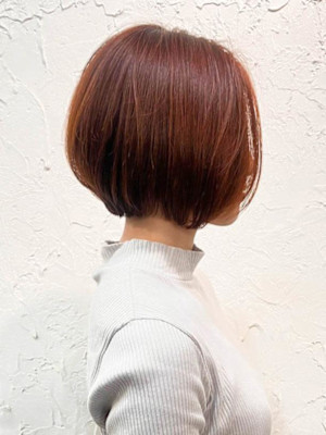 【Flor】*大人ショートボブ+マロンブラウン*