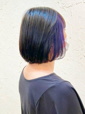 【Flor】*インナーカラー+バイオレット＋アッシュ*