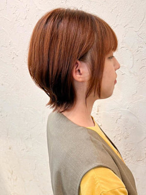 【Flor】*大人ショート+オレンジベージュ*