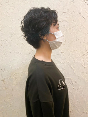 【Flor】*フレンチパーマ+アンニュイショート*