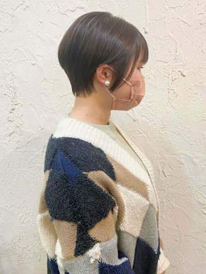 【Flor】*マニッシュショート+カーキベージュ*