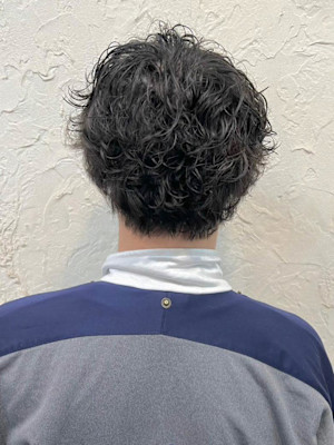 【Flor】*メンズパーマ+ソフトショート*