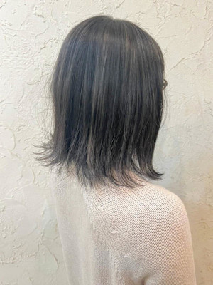 【Flor】*外ハネボブ+ハイライトアッシュ*