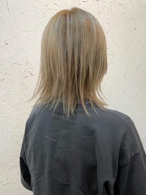 【Flor】*ミディボブ+ゴールドベージュ*