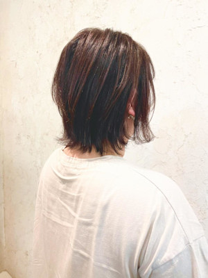 【Flor】*外ハネボブ+マロンブラウン*