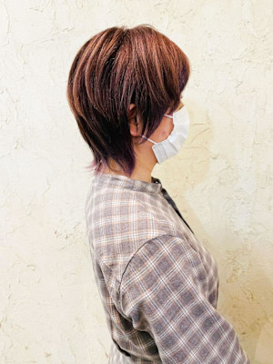 【Flor】*ナチュラルショート+ナッツブラウン*