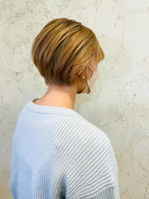 【Flor】*マニッシュショート+ゴールドベージュ*